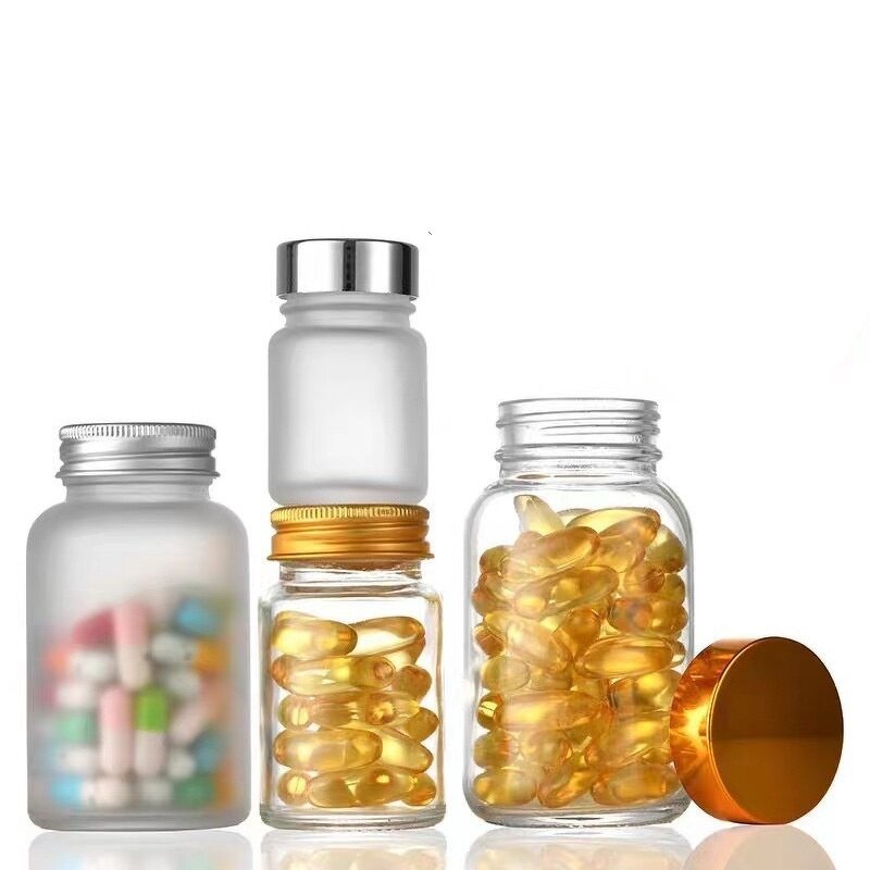 Clear Frosted Pharmaceutical Glass Bottle Manufacturer - OEM Wholesale 30-150ml Medicine