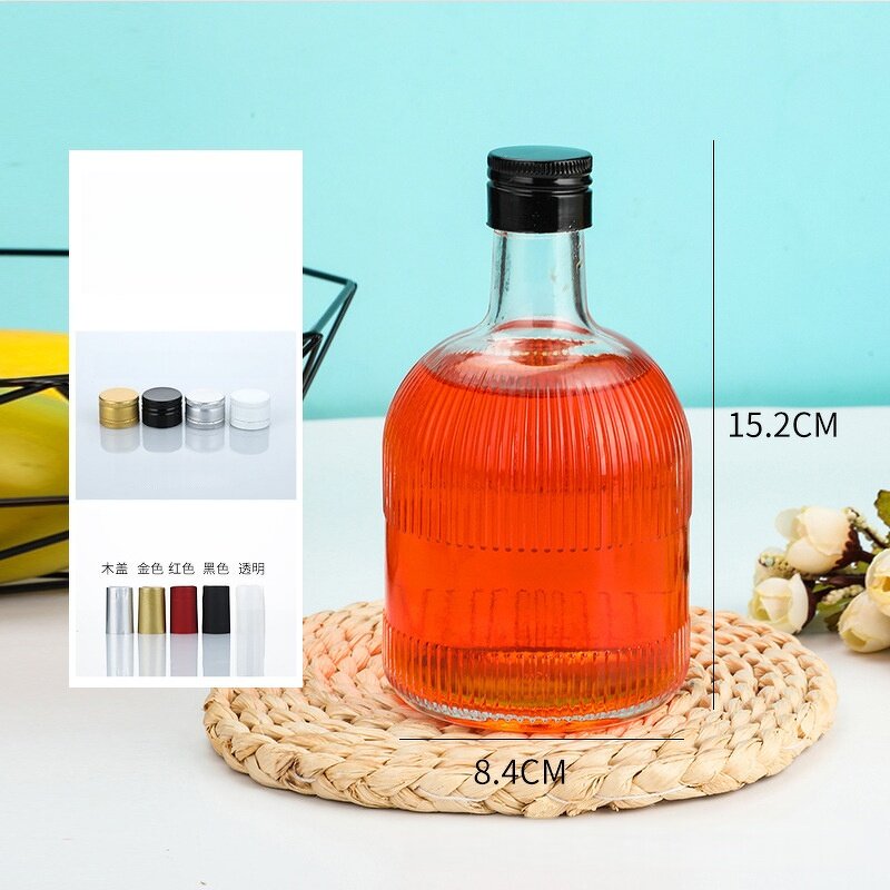 Clear Glass Red Wine Bottle Factory - OEM Hot Sale 375ml Empty with Screw Top