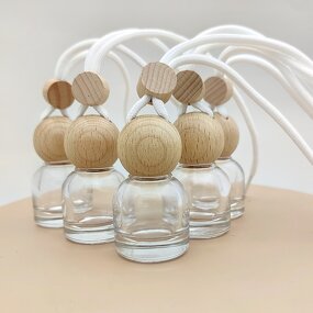 Car Aromatherapy Essential Oil Diffuser Manufacturer - OEM 10ml Glass Mini Empty Hanging