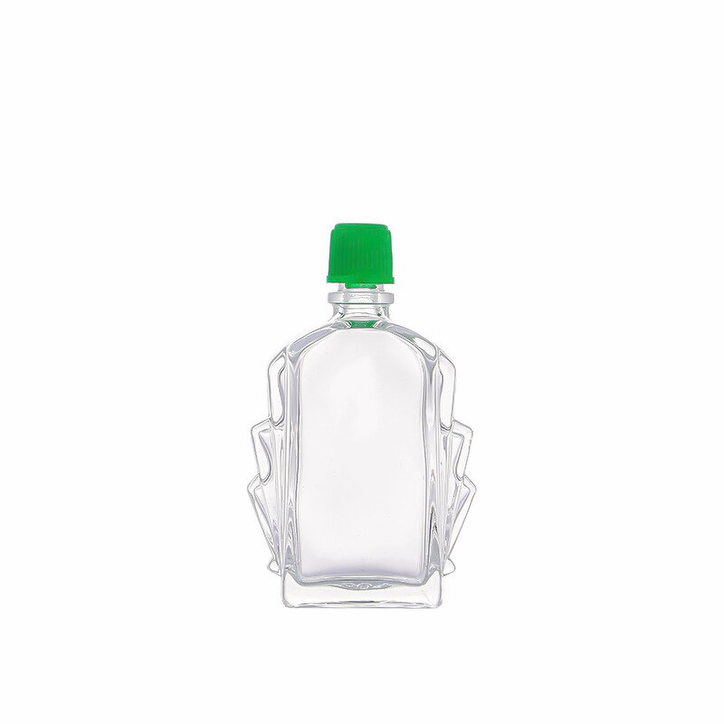 Safflower Oil Empty Bottle Factory - OEM Transparent 8-54ml Windproof with Green Cover
