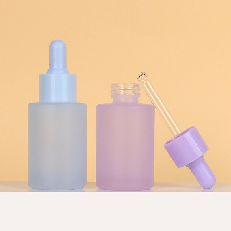 Colorful Frost Glass Dropper Factory - OEM for 30ML Bottles Luxury Essential Oil