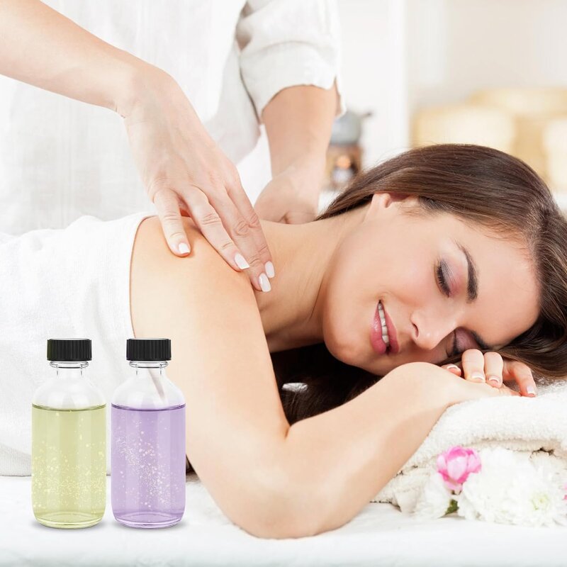 Mini Travel Boston Round Glass Bottles Manufacturer - OEM 4 oz 120ml Leak-Proof DIY