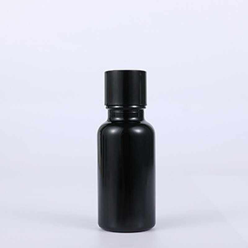 Black Glass Essential Oil Bottle Factory - OEM 20ml UV with Plastic Dropper