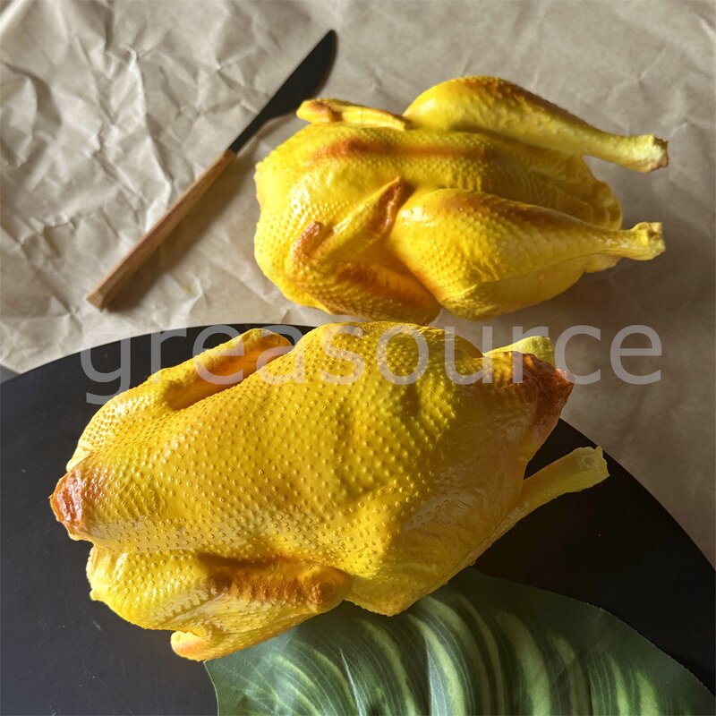 Roast Chicken Model Factory - OEM Custom Realistic BBQ Smoked PU
