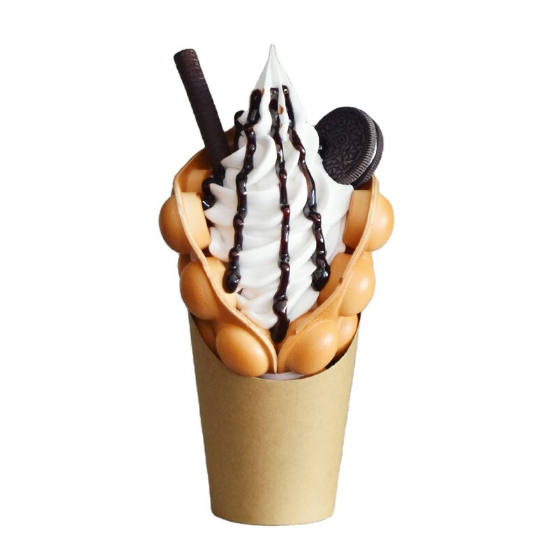 Ice Cream Model Factory - OEM Custom Faux Food Display Bubble Waffle