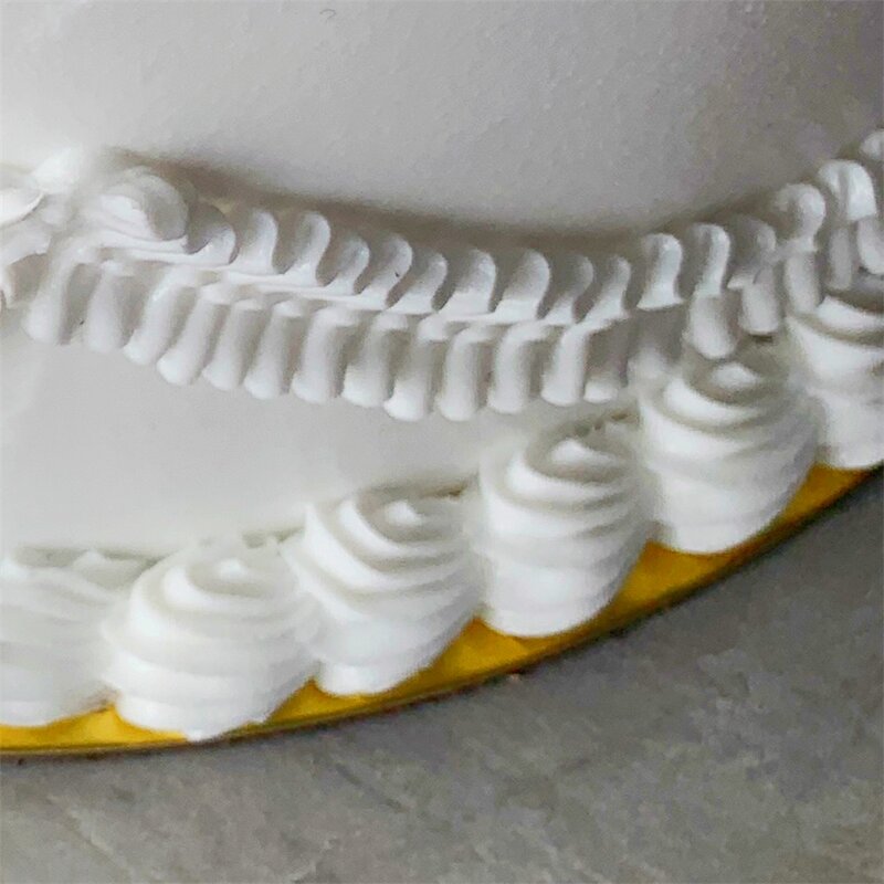 Cake Model Factory - OEM Custom White Rose Whipped Cream Wedding