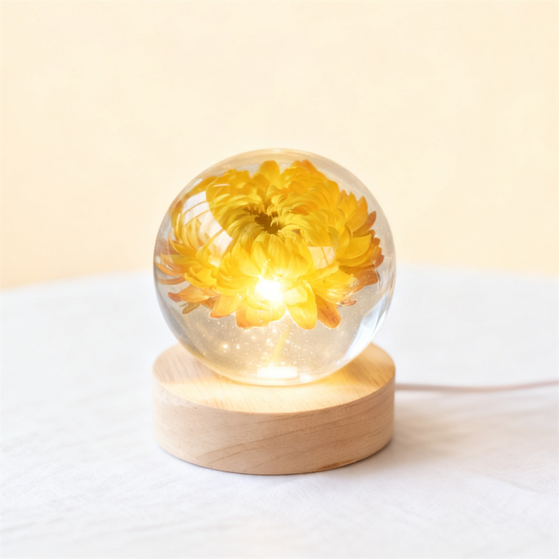 LED Base Factory - OEM Custom Luminous USB Connection Flower