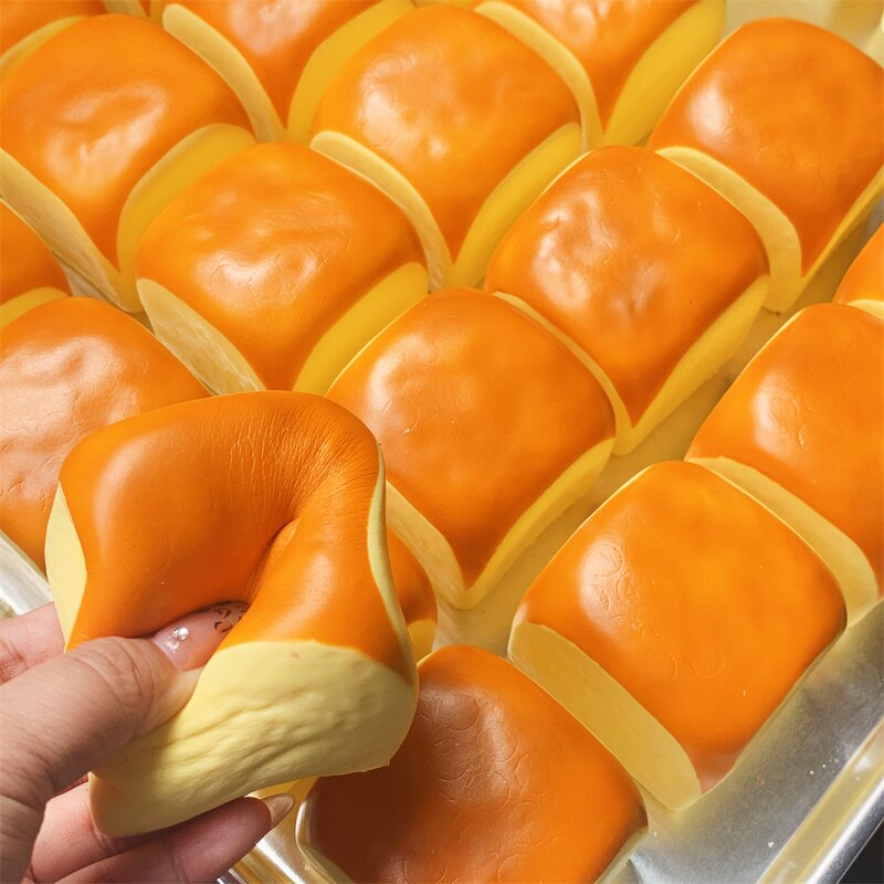 Bread Roll Model Manufacturer - OEM Custom Soft Squeeze Block Toast