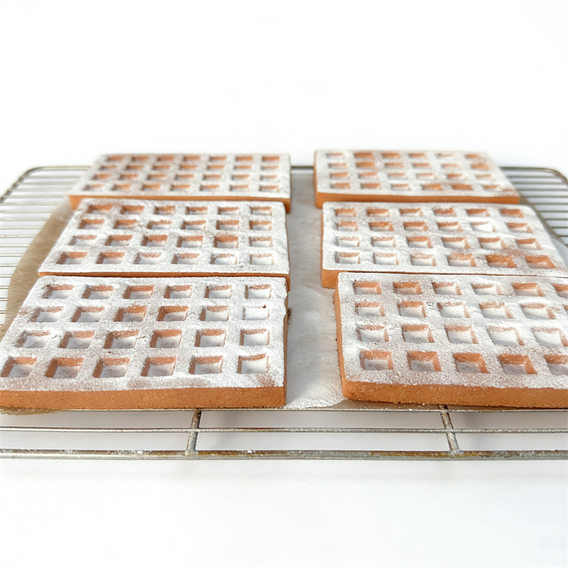 Waffle Model Factory - OEM Custom 17cm Rectangular Brussels Powdered
