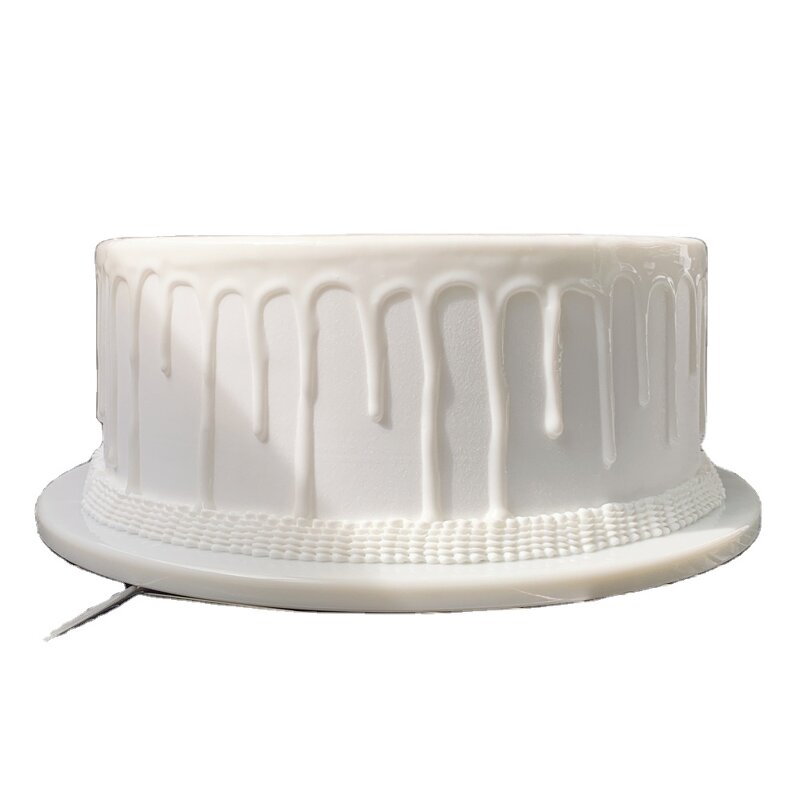 Cake Model Manufacturer - OEM Custom Pure White 10 Inch Party Baking