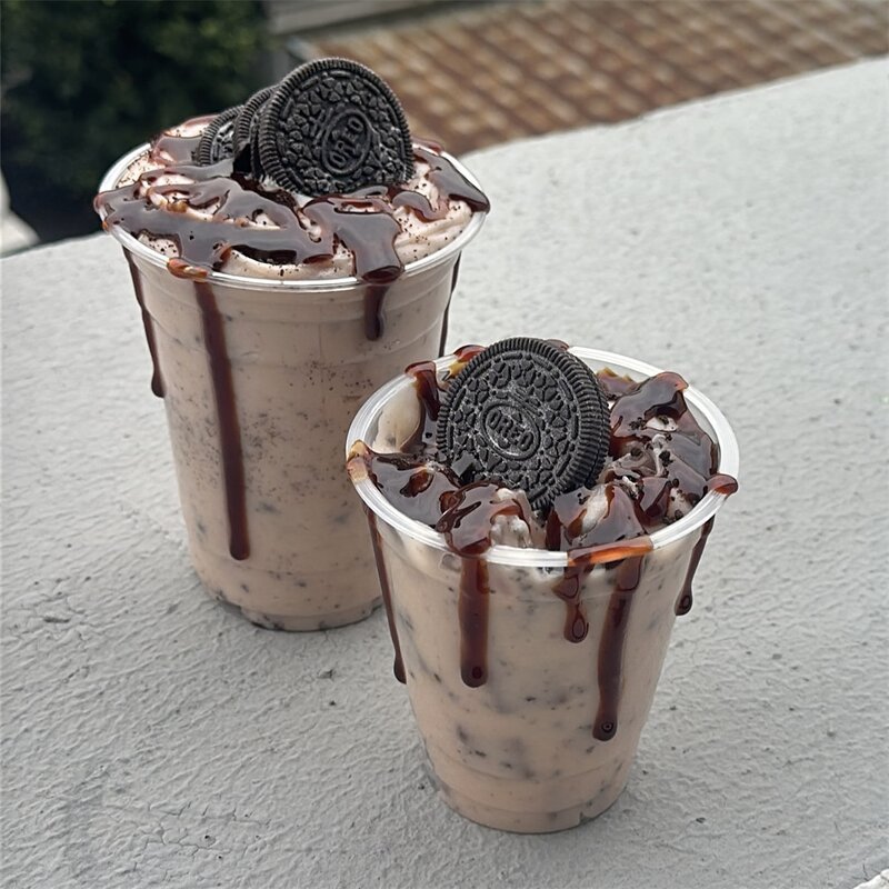 Bubble Tea Model Factory - OEM Custom 16oz Milkshake Chocolate Chip