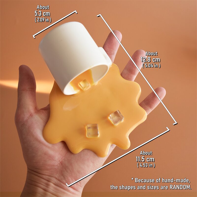 Coffee Liquid Model Manufacturer - OEM Custom Spilled Latte Phone Holder