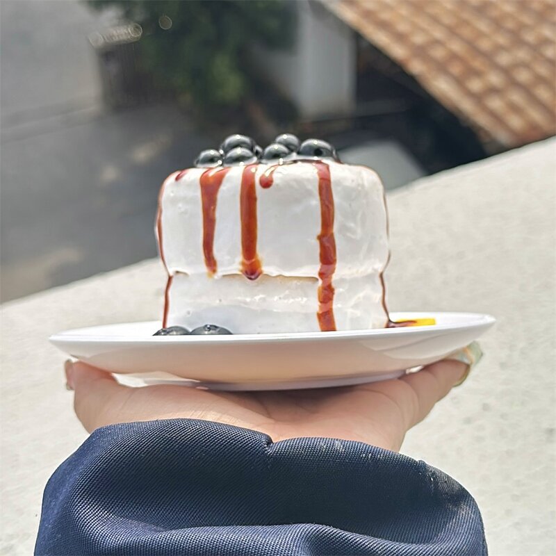 Soufflé Model Manufacturer - OEM Custom Caramel Pearl Small Plate