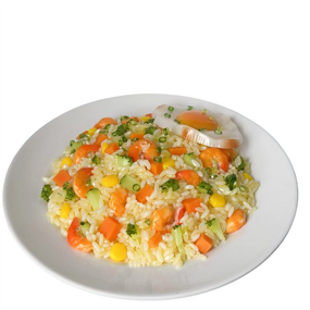 Fried Rice Model Factory - OEM Custom 8 Inch Round Plate Vegetable