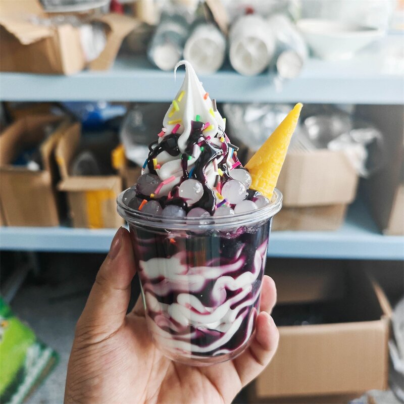 Ice Cream Sculpture Factory - OEM Custom 120cm Melted Vortex Large