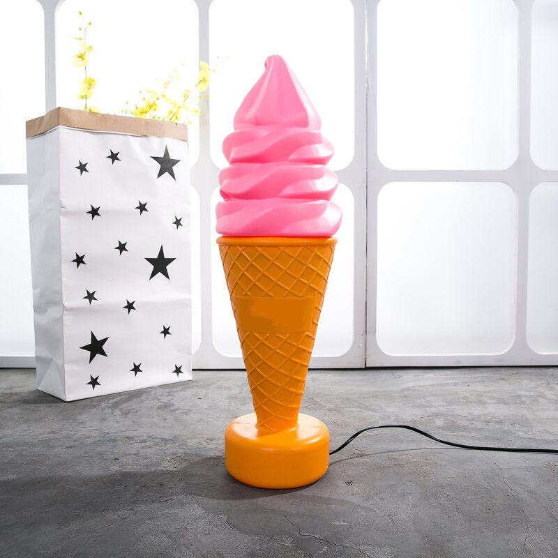 Ice Cream Sculpture Manufacturer - OEM Custom Giant LED Outdoor Wall