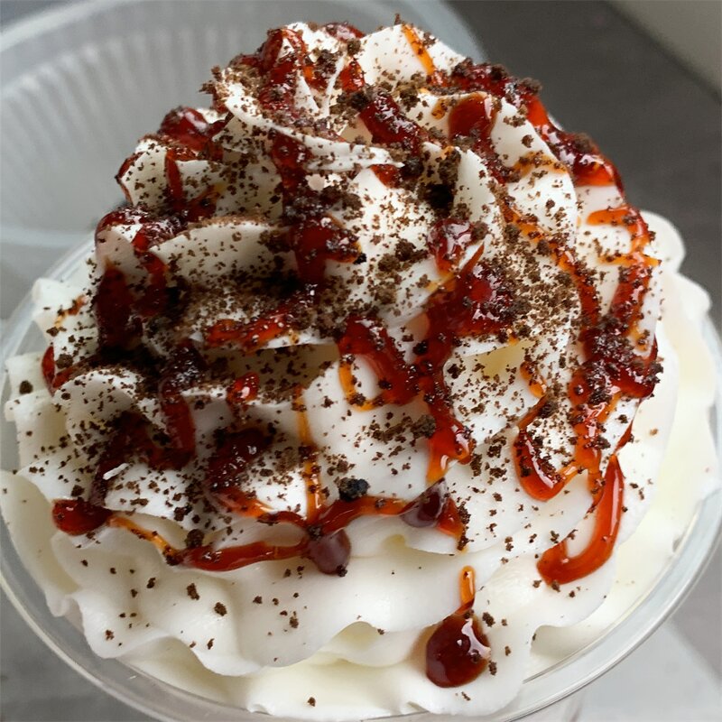 Bubble Tea Model Manufacturer - OEM Custom 500ml Whipped Cream Snow