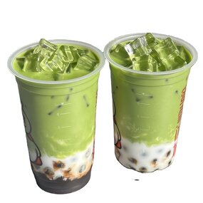 Bubble Tea Model Manufacturer - OEM Custom 16oz Matcha Latte Boba