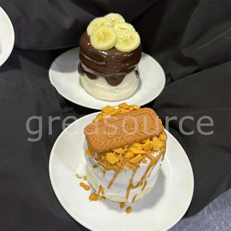 Food Model Manufacturer - OEM Custom 6inch White Plate Photography