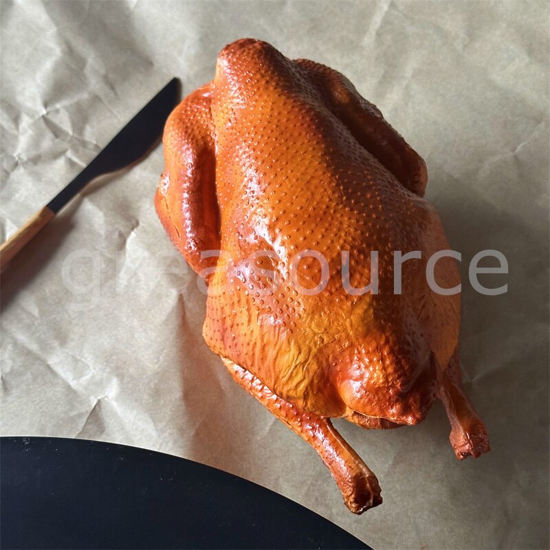 Roast Chicken Model Factory - OEM Custom Realistic BBQ Smoked PU