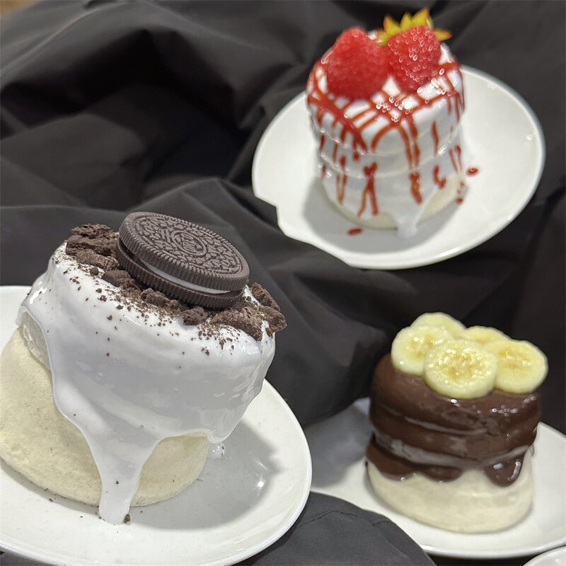 Food Model Manufacturer - OEM Custom 6inch White Plate Photography