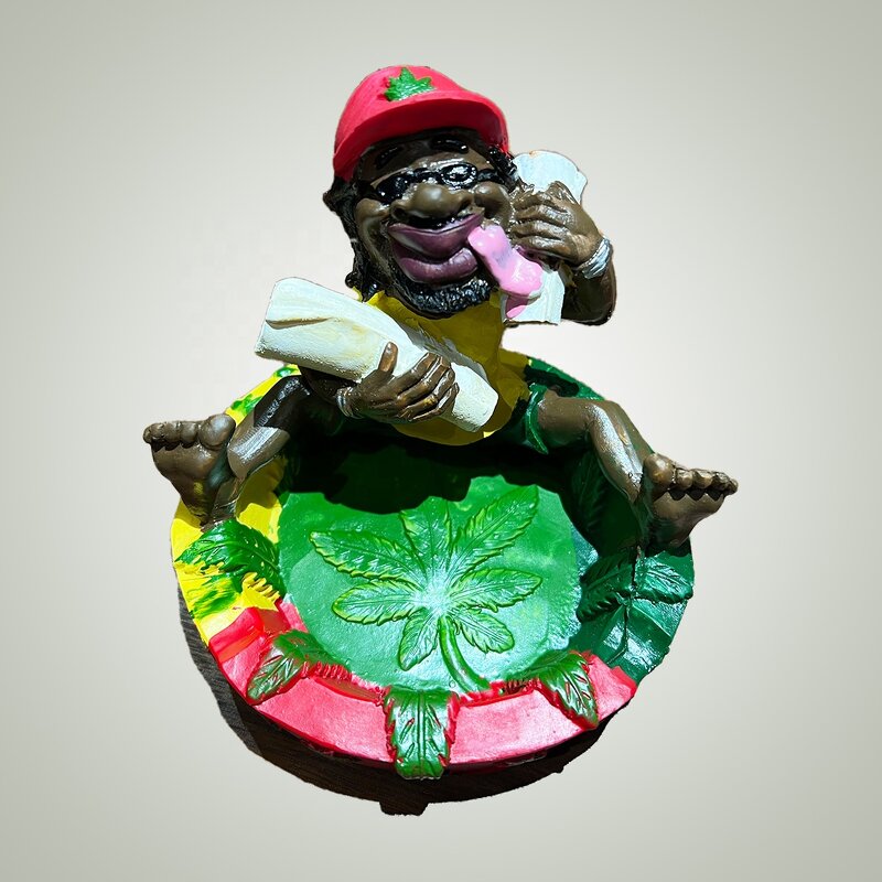 Resin Ashtray Factory - OEM Custom Unique Jamaican Style Holder