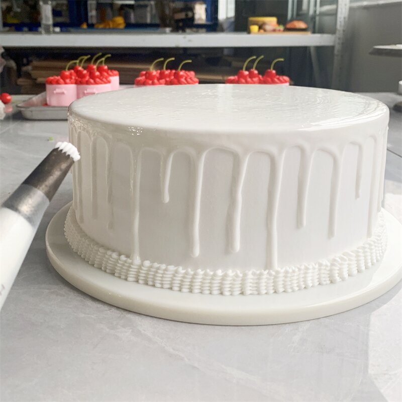 Cake Model Manufacturer - OEM Custom Pure White 10 Inch Party Baking