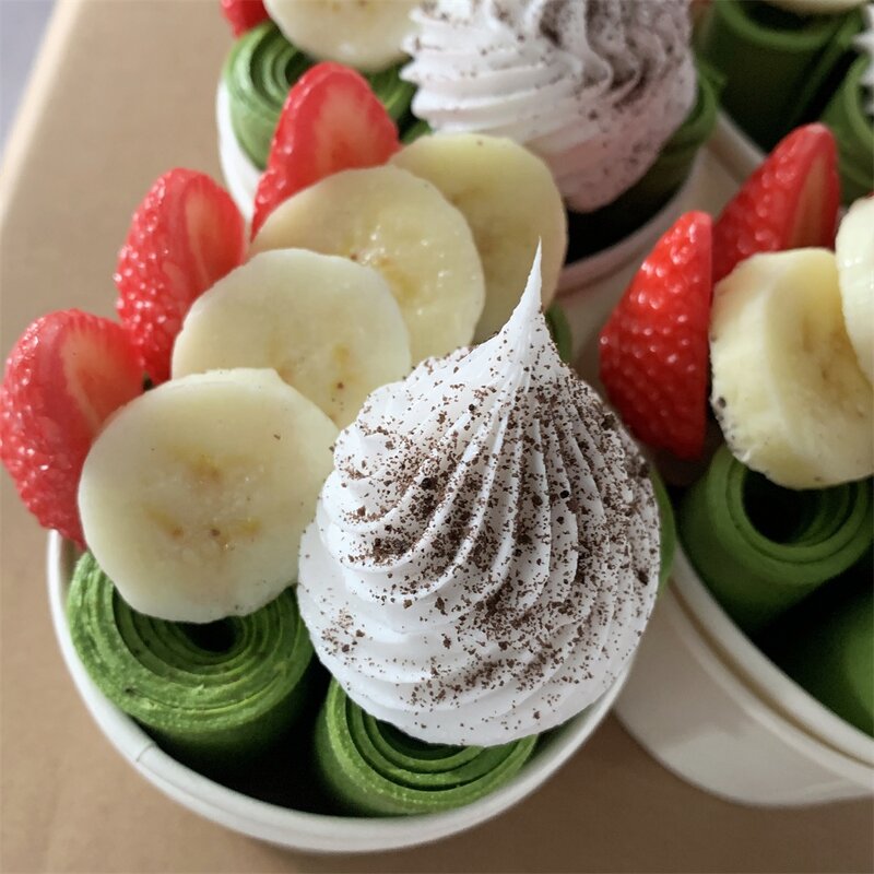Ice Cream Roll Model Manufacturer - OEM Custom Yogurtroll Dessert Props