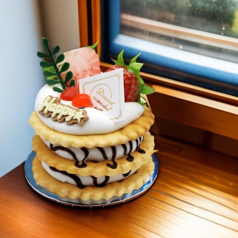 Egg Tart Model Manufacturer - OEM Custom Simulation PU Fake Bread