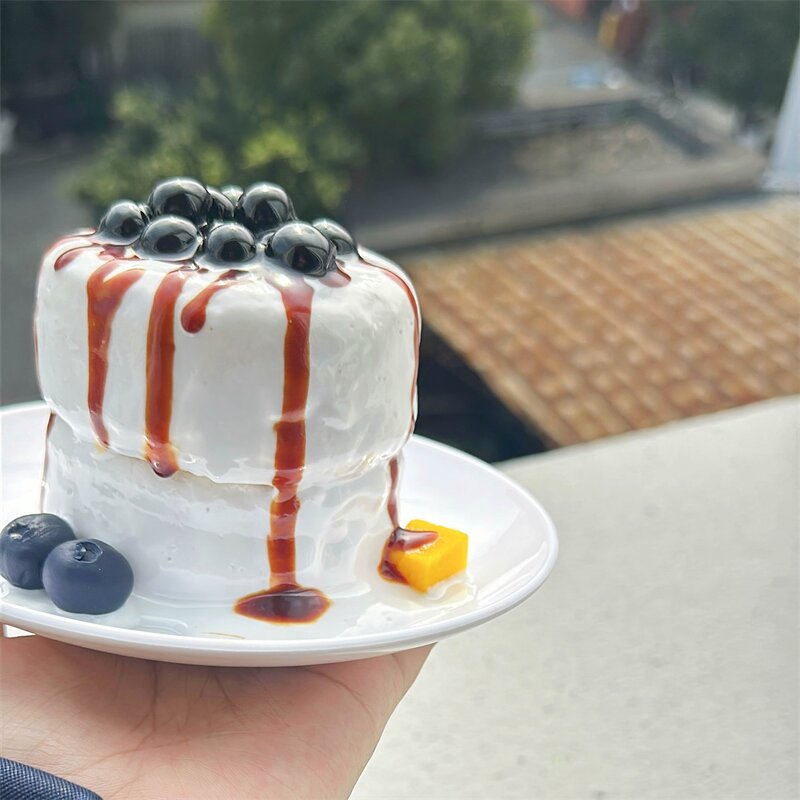 Soufflé Model Manufacturer - OEM Custom Caramel Pearl Small Plate