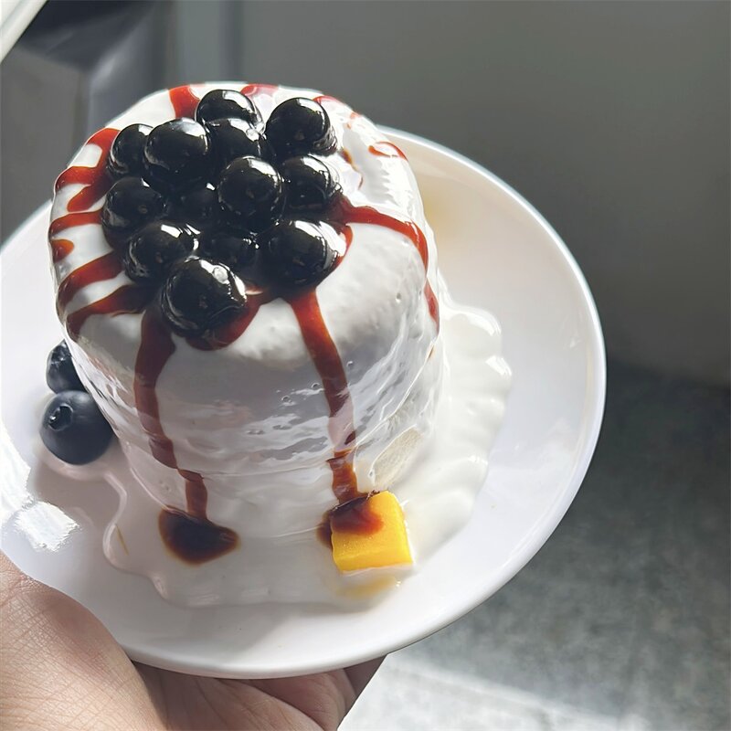 Soufflé Model Manufacturer - OEM Custom Caramel Pearl Small Plate