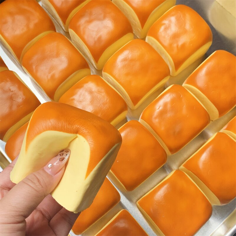 Bread Roll Model Manufacturer - OEM Custom Soft Squeeze Block Toast