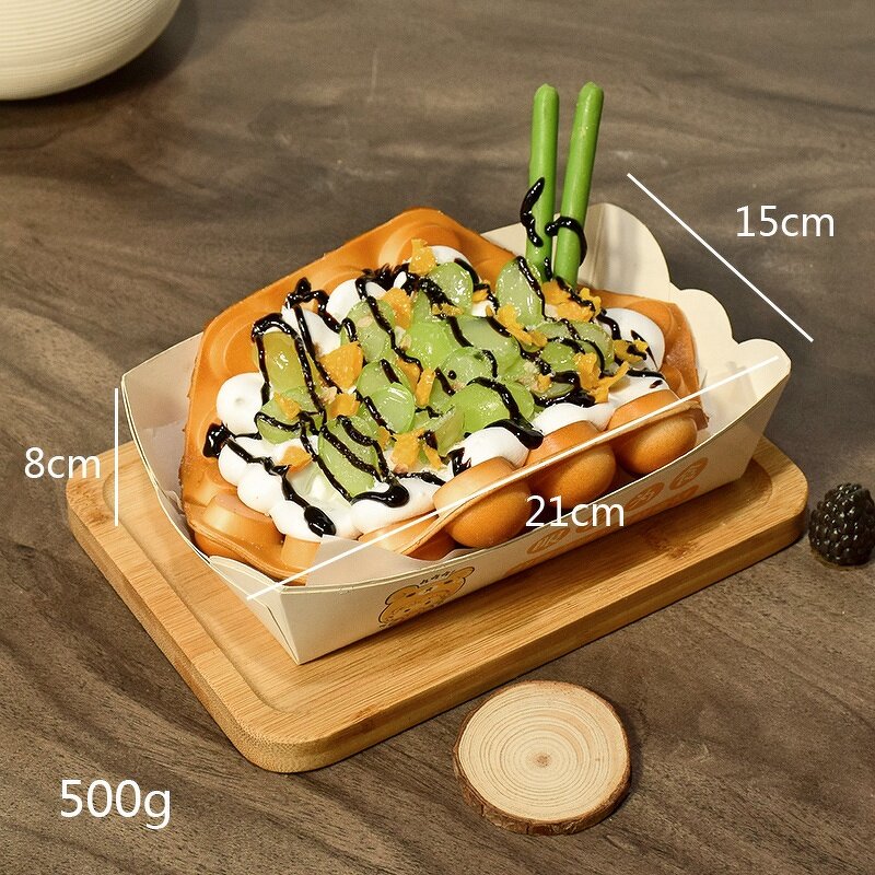 Bubble Waffle Model Factory - OEM Custom Commercial Prop Fruit Paired