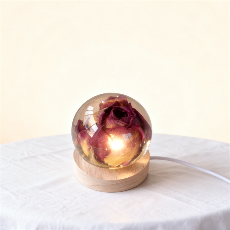 LED Base Factory - OEM Custom Luminous USB Connection Flower