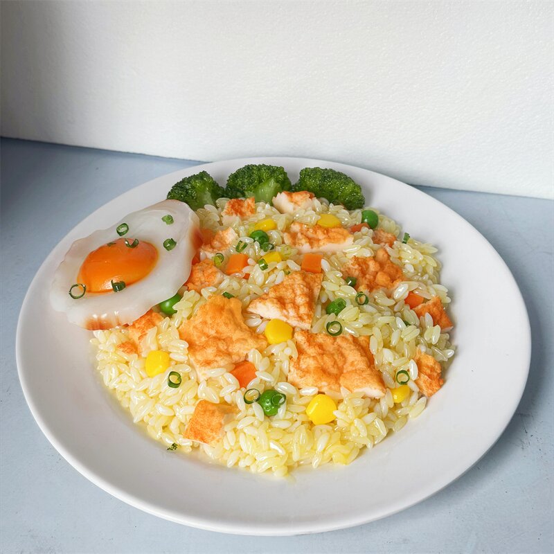 Fried Rice Model Factory - OEM Custom 8 Inch Round Plate Vegetable