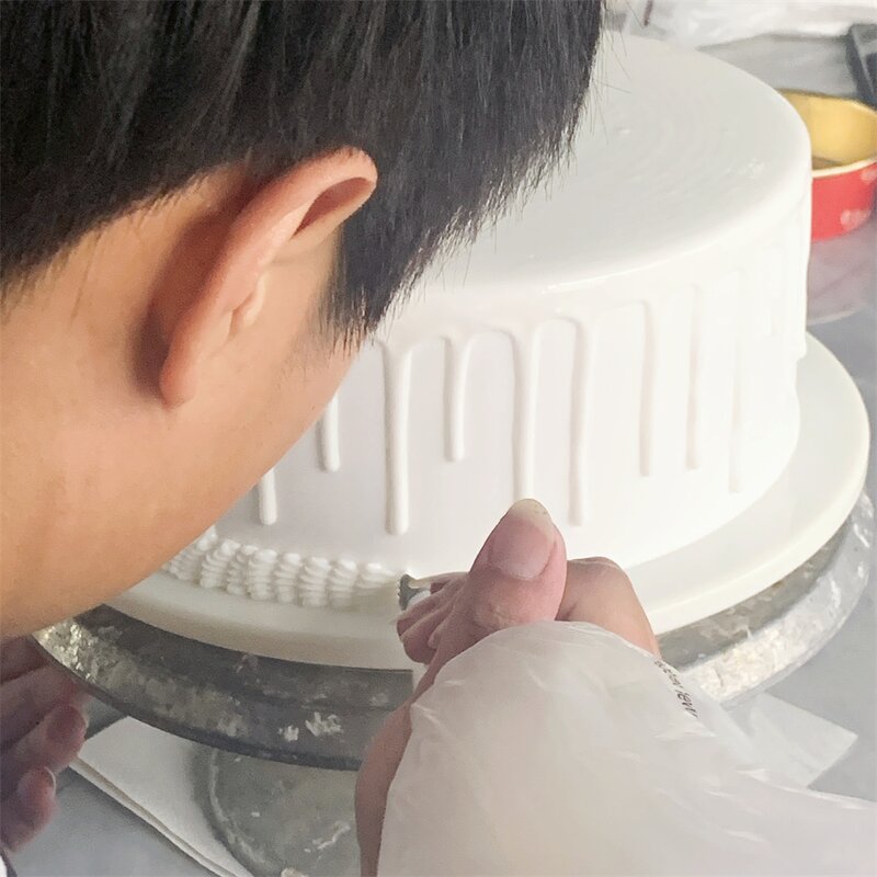 Cake Model Manufacturer - OEM Custom Pure White 10 Inch Party Baking