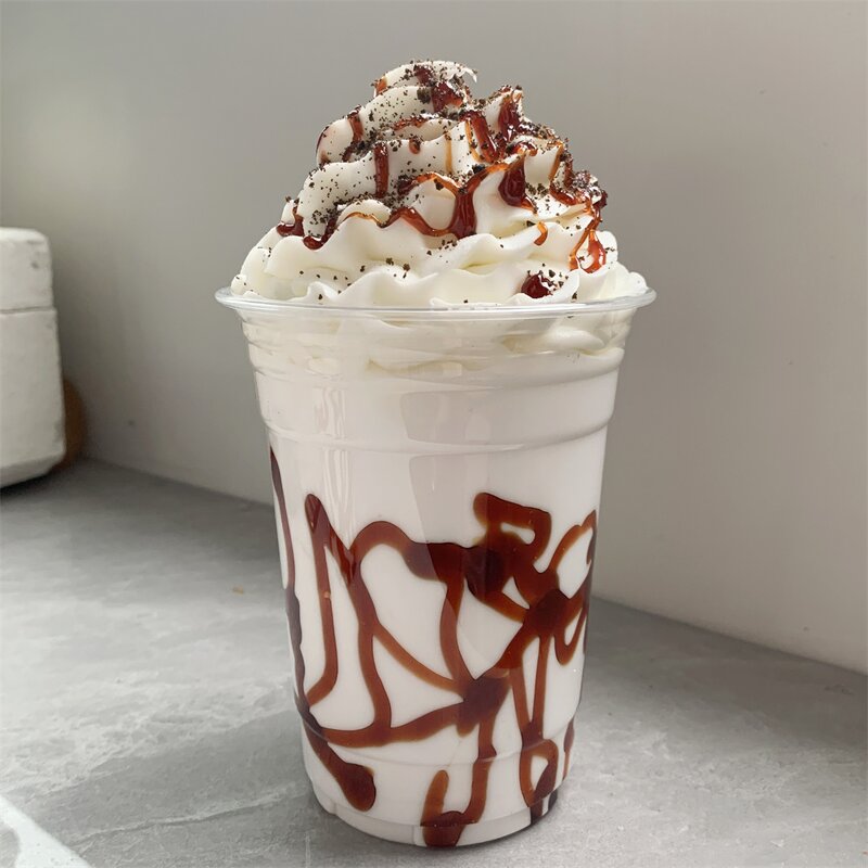 Bubble Tea Model Manufacturer - OEM Custom 500ml Whipped Cream Snow