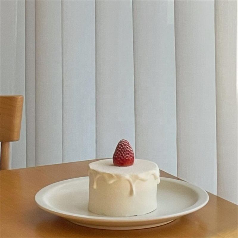 Cake Model Factory - OEM Custom 4-inch Fresh Strawberry Cherry Fruit