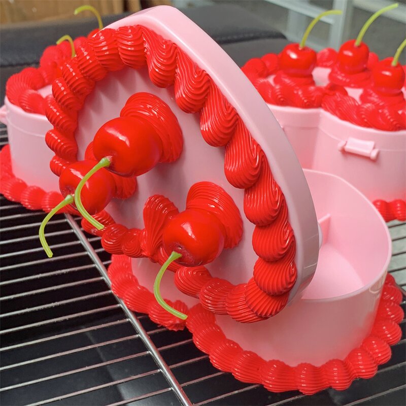 Jewelry Box Factory - OEM Custom Cherry Love Shape 3D Gift Box