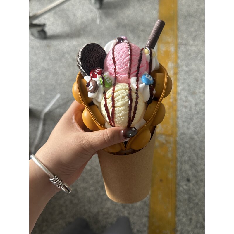 Bubble Waffle Model Factory - OEM Custom Artificial Food Display