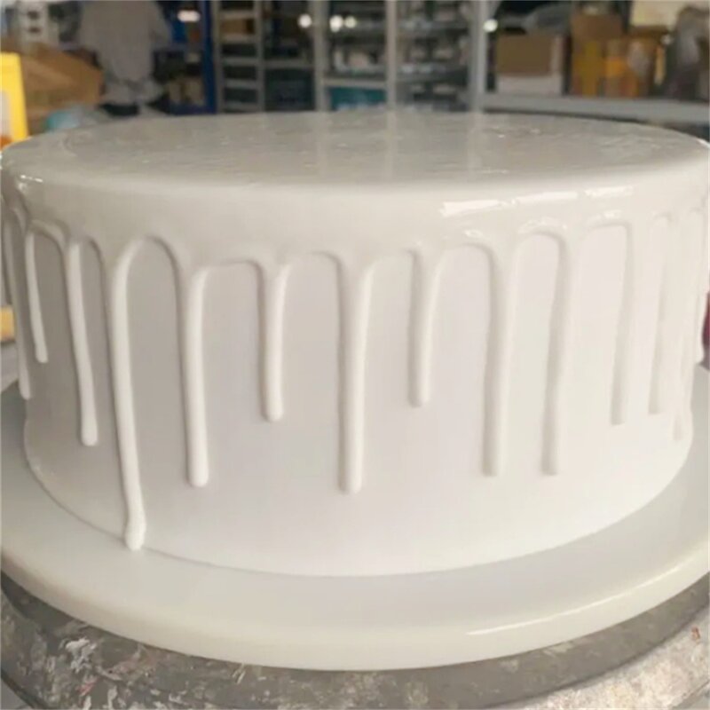Cake Model Manufacturer - OEM Custom Pure White 10 Inch Party Baking