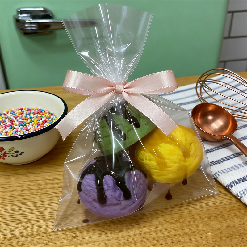 Donut Model Manufacturer - OEM Custom 4inch Plastic Chocolate Set