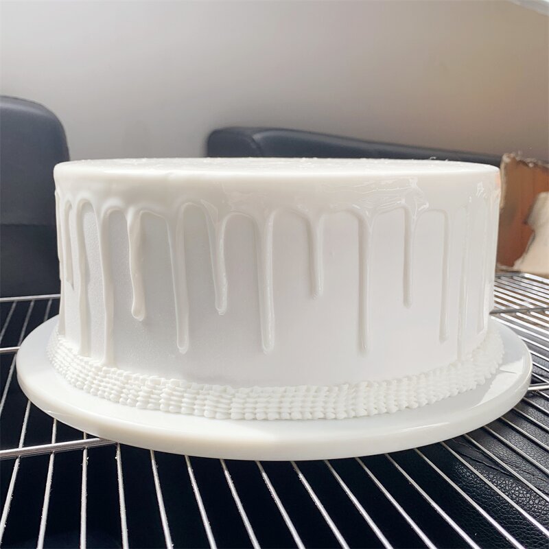 Cake Model Manufacturer - OEM Custom Pure White 10 Inch Party Baking