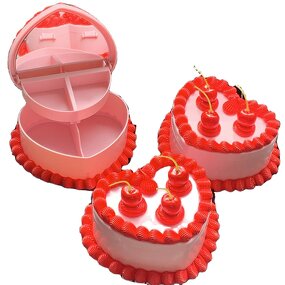 Jewelry Box Factory - OEM Custom Cherry Love Shape 3D Gift Box
