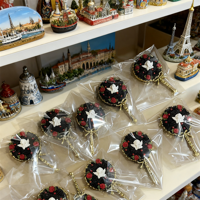 Cake Model Manufacturer - OEM Custom Handmade Gothic Cream Rose