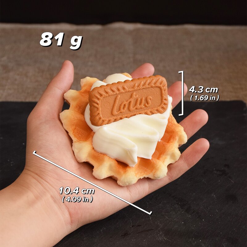 Waffle Model Factory - OEM Custom 1:1 Simulated Caramel Breakfast