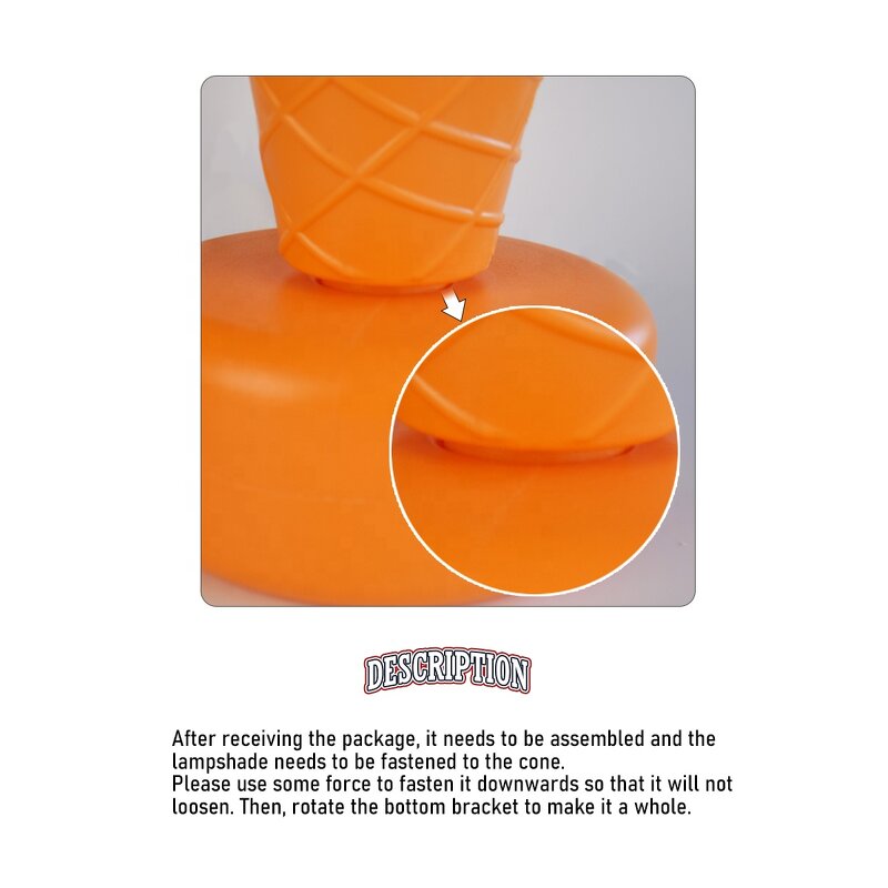 Ice Cream Table Lamp Manufacturer - OEM Custom 95cm Creative Acrylic