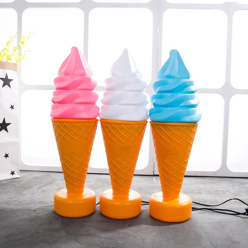 Ice Cream Sculpture Manufacturer - OEM Custom Giant LED Outdoor Wall