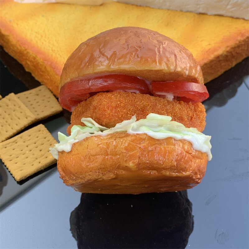 Burger Model Factory - OEM Custom Artificial Bread Chicken Chops