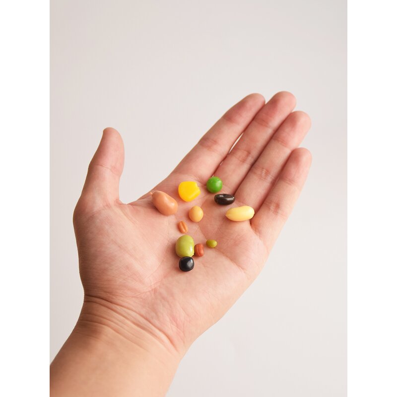 Coffee Bean Model Factory - OEM Custom PVC Simulation Corn Kernel